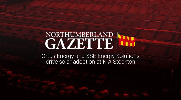 Coverage of Kia Stockton solar project in Northumberland Gazette