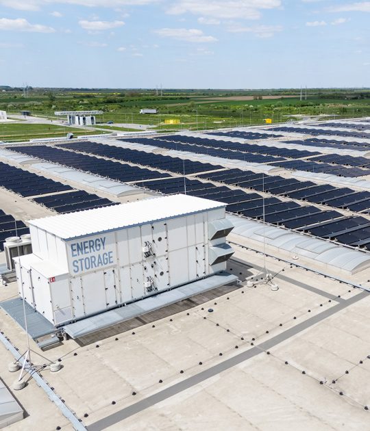 Ortus Solar Roof mounted Battery Storage