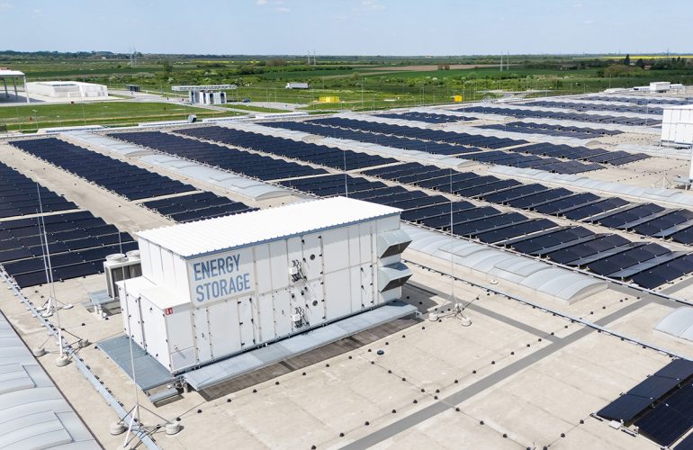 Ortus Solar Roof mounted Battery Storage