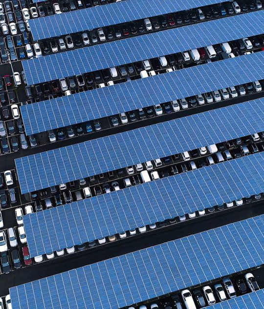 Ortus Energy Car Park Canopies with Solar Panels