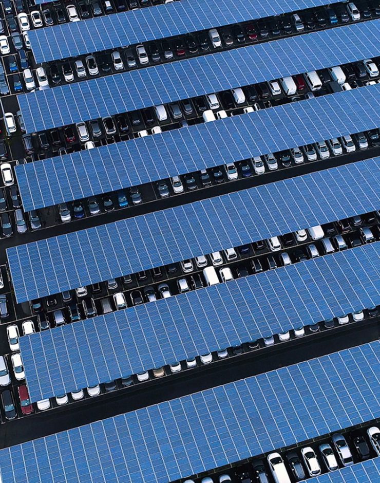 Ortus Energy Car Park Canopies with Solar Panels