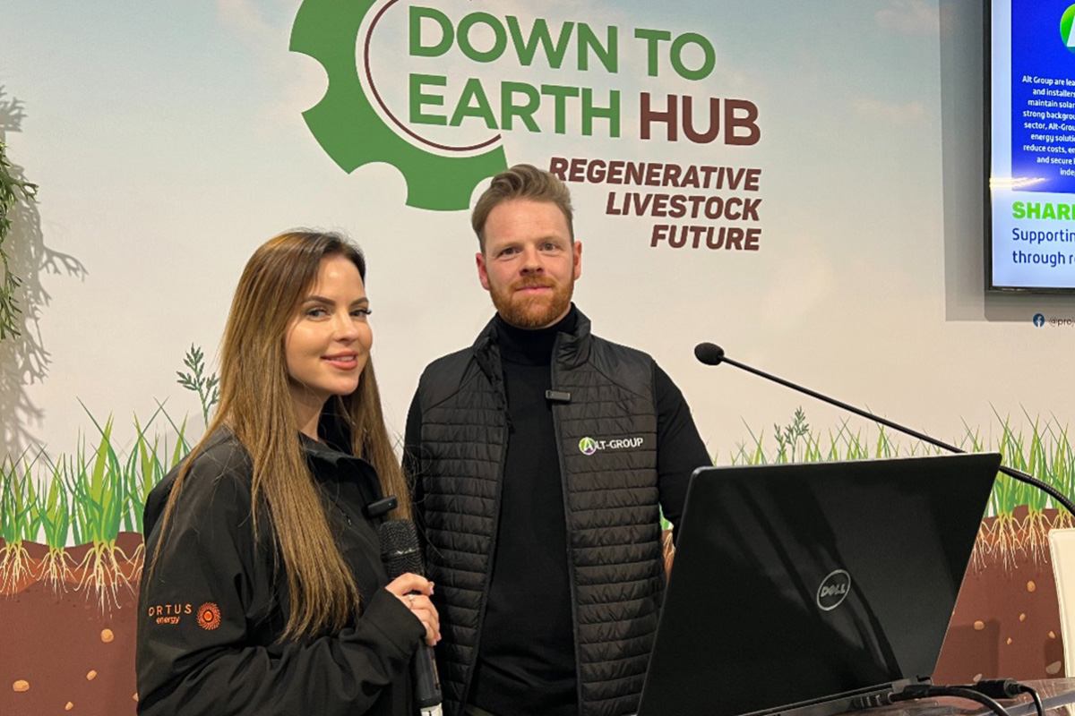 Ortus Energy showcasing innovative solutions at Dairy Tech 2025.