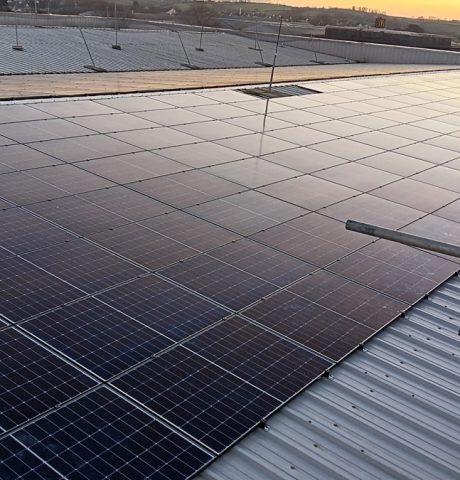 View of Saltash Iceland rooftop solar solutions provided by Ortus Energy.